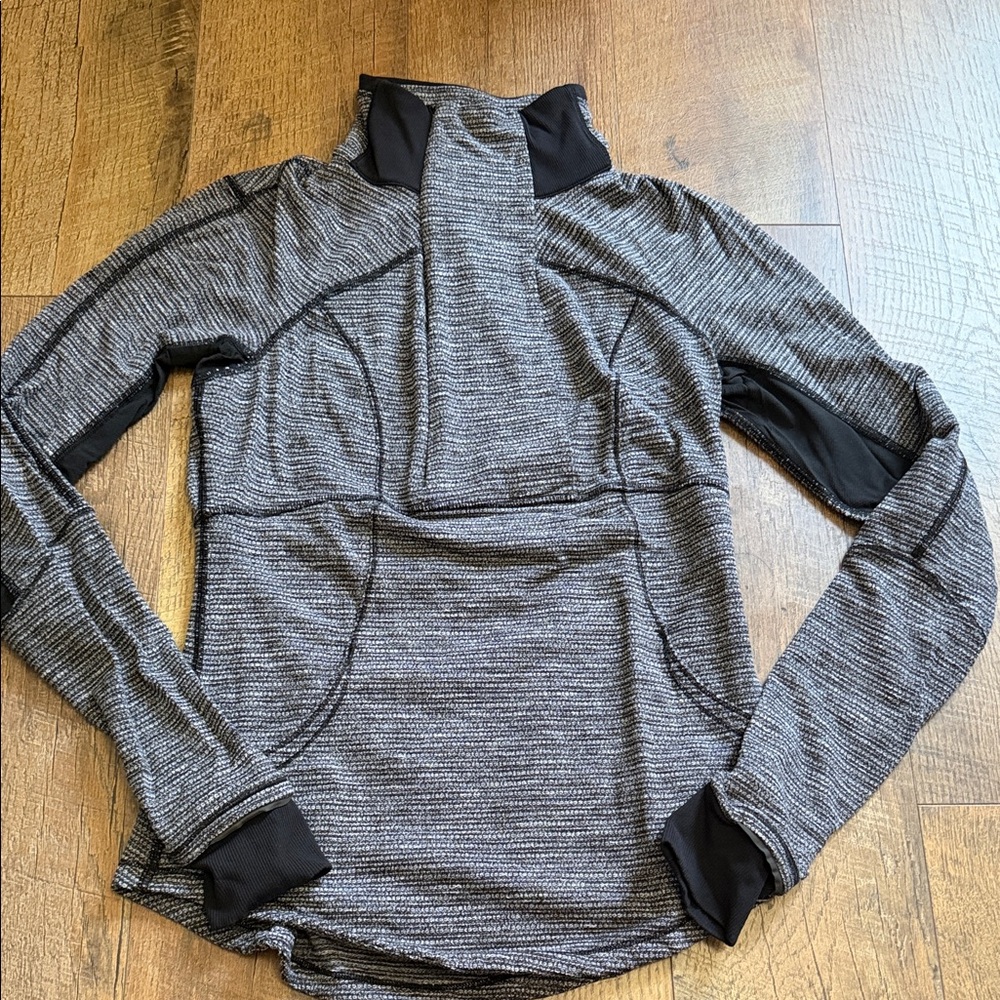 lululemon athletica Black and Gray Women's Top